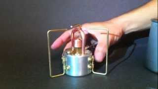 DT812 Adjustable Copper Coil Alcohol Stove [upl. by Ahseen]