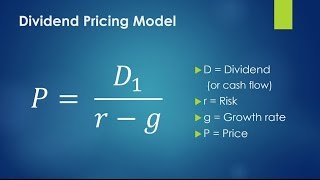 Dividend Pricing Model  Part 2 Calculation [upl. by Horacio]