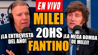 🔴URGENTE MILEI EN VIVO CON FANTINO ¡ROMPE EL SIELNCIO Y HABLA DE TODO [upl. by Llabmik]