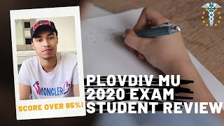 Study Medicine In Europe  Plovdiv MU Entrance Exam Student Review 2020 [upl. by Nilatak]