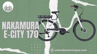 🚴 Avis vélo de ville électrique Nakamura ECITY 170 [upl. by Dasi180]