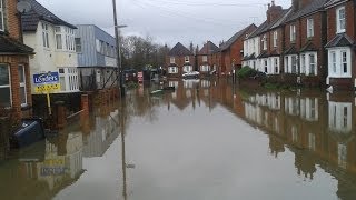 Guildford floods christmas 2013 [upl. by Atiuqihc]