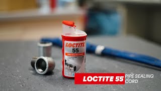 LOCTITE® 55 Thread sealing cord  How to apply [upl. by Esinrahs]