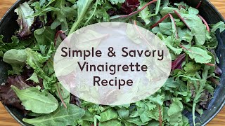 Homemade Balsamic Vinaigrette  Salad Dressing Recipes by MOMables [upl. by Tnomyar]