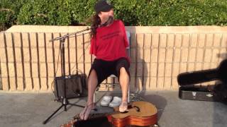 Armless guitar player amazing perseverance and talent San Diego Clip of the Day [upl. by Estell535]