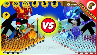 NEW Stick Figure War of 🔥❄️FINAL BOSS XIPHOS vs SPEAROS  Stick War Legacy Mod VIP  Animugen2048 [upl. by Norramic]