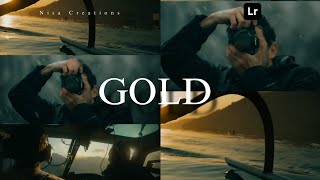 CINEMATIC GOLD  LIGHTROOM MOBILE PRESET FREE DOWNLOAD [upl. by Emeric]