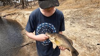 Wimmera river yellowbelly lure fishing in black water [upl. by Enrol]