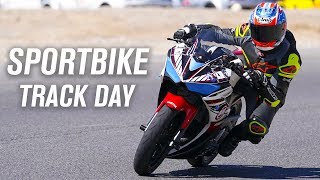 First Time Riding a Sport Bike on Track [upl. by Lonny]