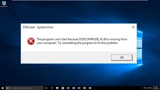 Comment fixer le d3dcompiler43dll sur votre ordinateur [upl. by Acnoib]