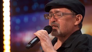 Humble Janitor Richard Goodall sings quotDont Stop Believinquot Perfectly  Auditions  AGT 2024 [upl. by Gaige]