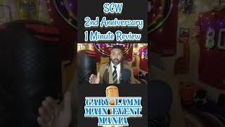 SCW 2nd Anniversary 1 Minute Review Wrestling GaryLammMainEventMania [upl. by Narrat]