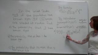 Binomial Probability Example [upl. by Eilagam]