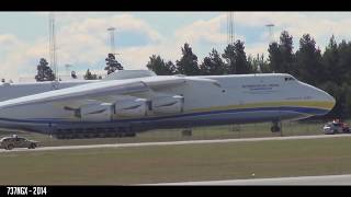 Extremly short takeoff  Antonov An225 Crazy Takeoff from Oslo Gardermoen [upl. by Larkins391]