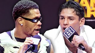 HEATED Devin Haney vs Ryan Garcia FULL FIERY LA press conference amp face off video [upl. by Abbotson]