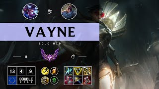 Vayne Mid vs Yasuo  EUW Master Patch 1413 [upl. by Aimehs]