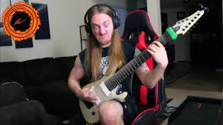 Rings of Saturn  Lucas Mann  Legator Ninja 300 Pro 9 String Guitar Test [upl. by Rizas]