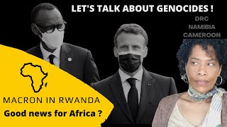 Macron in Rwanda Good news for Africa Let’s talk about genocides English version [upl. by Morse]