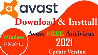 How to install Avast FREE Antivirus Download 2021 Bangla Video [upl. by Koser]