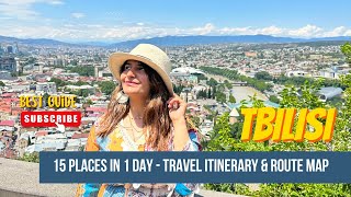 TBILISI GEORGIA TOUR GUIDE🇬🇪 15 places in 1 day  Route map to cover all Old Tbilisi Attractions [upl. by Nnelg]