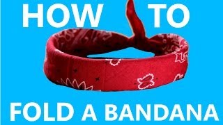 How To FoldTie a Bandana the REAL way [upl. by Matt466]