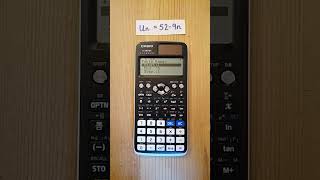 Generate a Sequence From the nth term Using Casio FX991EX Classwiz Scientific Calculator  A2 maths [upl. by Aridni264]