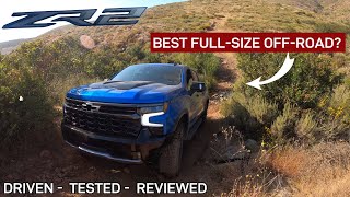 IS the 2024 Silverado ZR2 the BEST OFFROAD fullsize truck [upl. by Leahsim283]