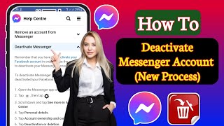 How To Deactivate Messenger Account New 2024  Deactivate Messenger Account [upl. by Xonk]