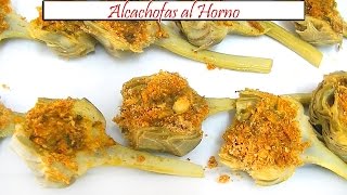 Alcachofas al Horno  Receta de Cocina en Familia [upl. by Neeluj738]