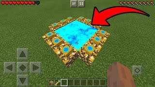 How To Make an Aether Portal in Minecraft Pocket Edition [upl. by Gui]