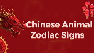 Chinese zodiac signs and years chart [upl. by Eberhard]