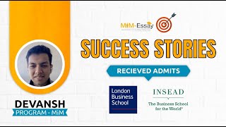 MiMEssay Review  LBS INSEAD [upl. by Anairda]