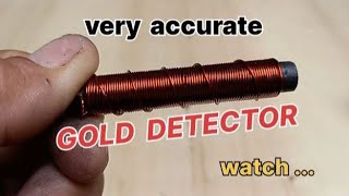 HOW TO MAKE GOLD DETECTOR THROUGH MAGNETIC WIRE amp DRY CELL CARBON BATTERY [upl. by Eetnwahs919]