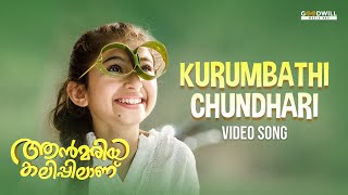 Kurumbathi Chundari Nee Video Song  Ann Maria Kalippilaanu  Vineeth Sreenivasan  Sunny Wayne [upl. by Acinoed]