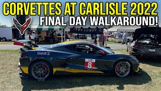 FINAL DAY at Corvettes at Carlisle 2022 ALL the other cars AND vendors [upl. by Annodal]