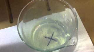 Sodium Thiosulphate Reaction With Hydrochloric Acid [upl. by Aicilat]