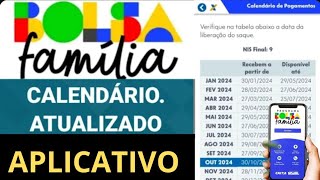 ✅️ CALENDÁRIO ATULIZOU NO APLICATIVO BOLSA FAMÍLIA MÊS DE OUTUBRO [upl. by Aiekahs]