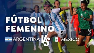 FÚTBOL  Semifinales Femeninas Argentina vs México [upl. by Arlie]