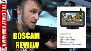 BOSCAM K7 Wireless backup camera  installation and review [upl. by Herbert]