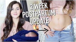 MY CSECTION RECOVERY  2 WEEK POSTPARTUM AND BABY UPDATE  BETHANY FONTAINE [upl. by Lyontine]