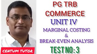 PG TRB COMMERCE UNIT IV MANAGEMENT ACCOUNTING CAPITAL EXPENDITURE DECISION TEST NO  1 [upl. by Lapotin216]