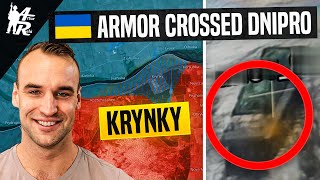 Ukrainian Armor Crossed the Dnipro River  Ukrainian War Update [upl. by Ahteres289]