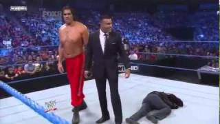 Great Khali Heel Turn with Jinder Mahal  Smackdown 52711 [upl. by Lovato]