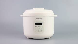 Non stick ceramic electric rice cooker from Tonze new arrival [upl. by Claudina]