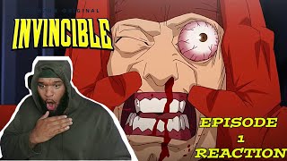 INVINCIBLE S1 E1 ENDING IS WILD  OMNIMAN VS GUARDIANS reaction [upl. by Mumford]