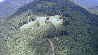 Drone footage on top Red Oak knob in bergoo wv [upl. by Gebhardt]