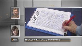 euronews U talk  Die europäische Bürgerinitiative [upl. by Baldwin]