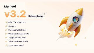 NEW Filament 32 Export Defer Filters Revealable Input Toggle Buttons [upl. by Annatnom]