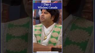 Day 1 Katha Highlights। Windsor Canada । Sanjiv Krishna Thakur Ji । Shorts [upl. by Assenahs]