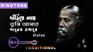 Dariye Acho Tumi Amar Ganer Opare Ringtone  SANTOOR VERSION  Rabindra Sangeet Ringtone [upl. by Elysee]